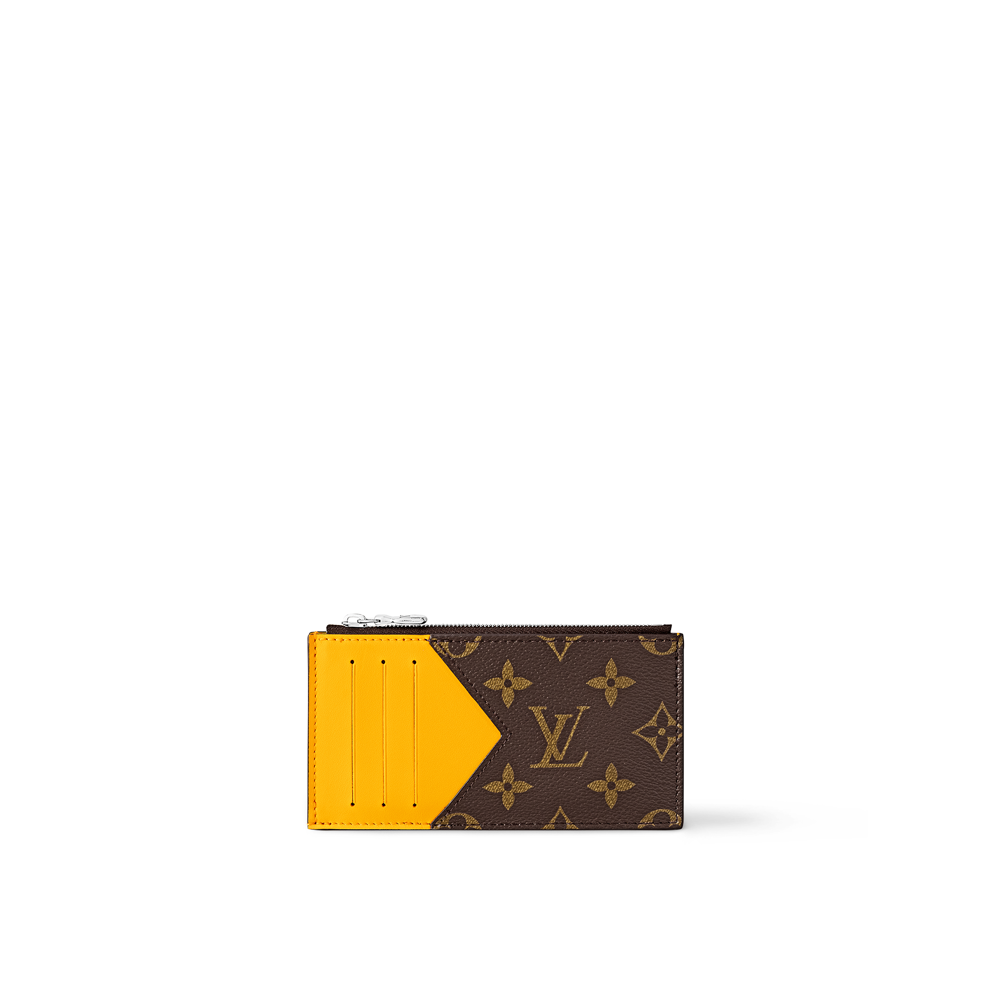 Coin Card Holder Monogram Macassar - Men - Small Leather Goods 